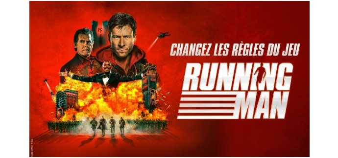 TF1: 10 lots de 2 places de cinéma pour le film "Running man" à gagner
