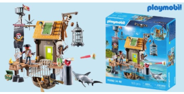 Femme Actuelle: 3 boites de Playmobil "Port et repaire de pirates" (80€)