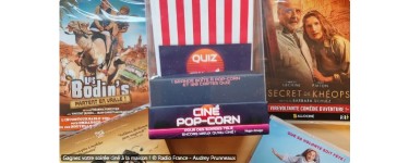 France Bleu: 1 lot comportant 4 DVD + 1 bo&icirc;te de jeu "Cin&eacute; Pop Corn" &agrave; gagner