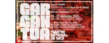 Arte: 6 lots de 2 invitations pour le spectacle "Gargantua" à gagner