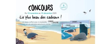 Familiscope: 5 coffrets "L'Enfant et la baleine" comportant 1 BD + 1 peluche à gagner