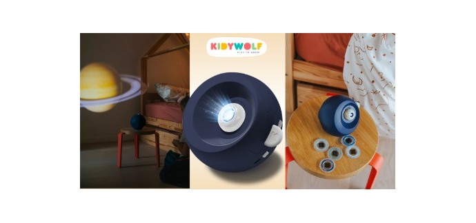 Femme Actuelle: 4 projecteurs Kidywolf à gagner