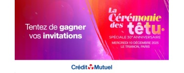 Riffx: 5 lots de 2 invitations pour la cérémonie des Têtu  à gagner