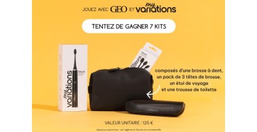 GEO: 7 kits de brosse à dents My Varations à gagner