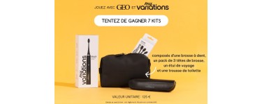 GEO: 7 kits de brosse à dents My Varations à gagner