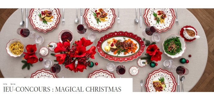 Villeroy Boch: 1 ensemble de vaisselle Villeroy & Boch à gagner