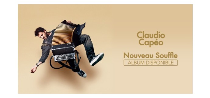 TF1: 5 vinyles "Nouveau souffle" de Claudio Capéo à gagner