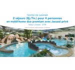 GEO: 2 séjours en mobil-home duo premium avec jacuzzi privé à gagner