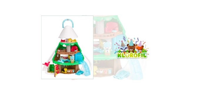 Femme Actuelle: 13 jouets Klorofil "Sapin Gla'Gla station de ski" à gagner