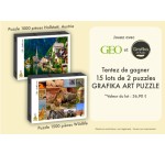 GEO: 15 lots de 2 puzzles à gagner