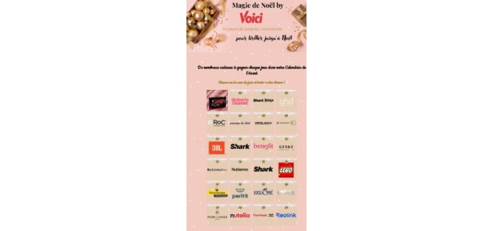 Voici: Chaque jour, des lots surprise à gagner