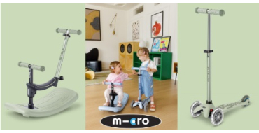 Femme Actuelle: 3 trottinettes Mini Micro Deluxe Rock & Go Vert Sauge LED à gagner