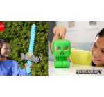 Femme Actuelle: 5 lots Minecraft comportant 1 épée 2-en-1 + 1 figurine Interactive Creeper à gagner