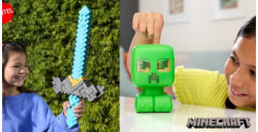 Femme Actuelle: 5 lots Minecraft comportant 1 épée 2-en-1 + 1 figurine Interactive Creeper à gagner