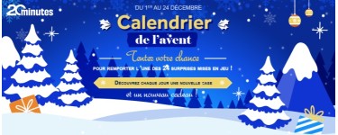 20 Minutes: Chaque jour : 1 lot surprise à gagner