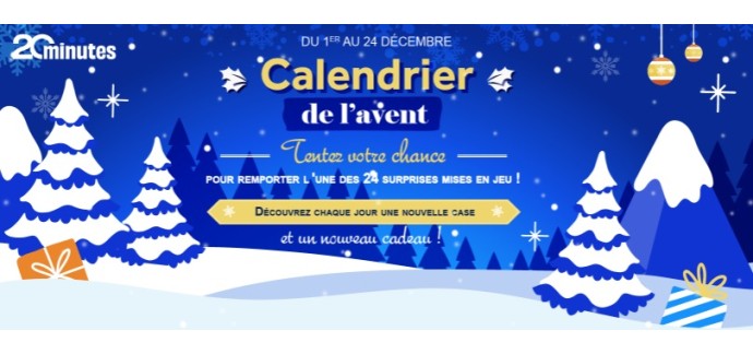 20 Minutes: Chaque jour : 1 lot surprise à gagner
