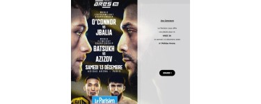 Le Parisien: Des invitations pour le match de MMA "Ares 36" &agrave; gagner