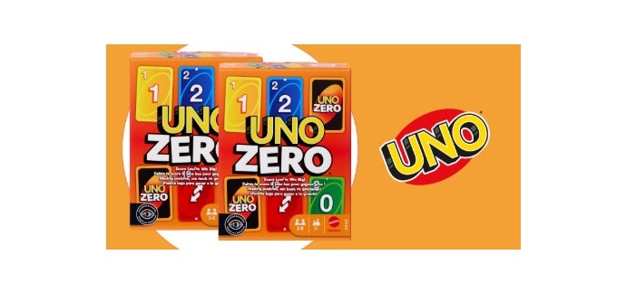 Femme Actuelle: 10 boites du jeu "UNO ZERO" à gagner