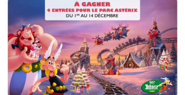 Familiscope: 10 lots de 4 entrées au Parc Astérix à gagner