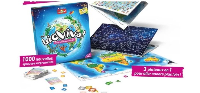 France Bleu: 3 boîtes de jeu de société Bioviva à gagner