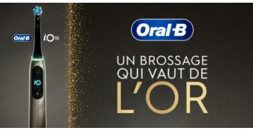Femme Actuelle: 3 brosses à dents iO10 Gold d'Oral-B à gagner