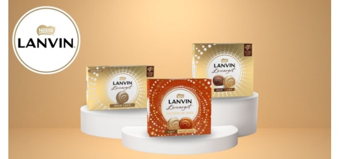 Cuisine Actuelle: 3 boites de chocolats LANVIN à gagner