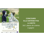 Blog Baz'art: 3 lots de 2 places de cinéma pour le film "Elle entend pas la moto" à gagner