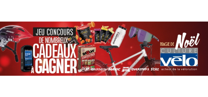 Culture Vélo: 1 vélo enfant, 1 GPS Garmin, 1 casque et autres cadeaux à gagner