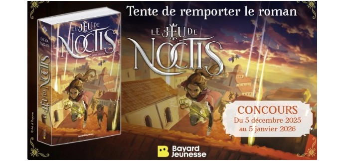 Familiscope: 5 romans jeunesse "Le Jeu de Noctis" à gagner