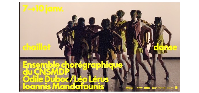 Arte: 1 lot de 2 invitations pour la pi&egrave;ce "Ensemble Chor&eacute;graphique du CNSMDP"  &agrave; gagner