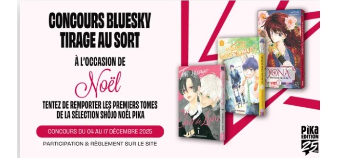 Pika Edition: 1 lot de 10 mangas à gagner