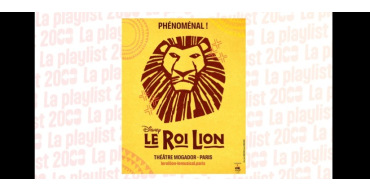 Chérie FM: 1 lot de 2 invitations pour le spectacle "Le Roi Lion" à gagner