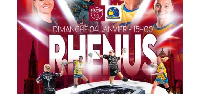 BFMTV: 10 lots de 2 invitations pour le match de handball Truchtersheim / Metz l&agrave; gagner