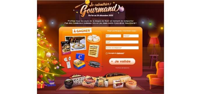 Qui Veut du Fromage: Divers lots de cadeaux dans le calendrier Gourmand à gagner