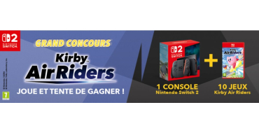 Le Journal de Mickey: 1 console Nintendo Switch 2 + des jeux vidéo "Kirby Air Riders" à gagner