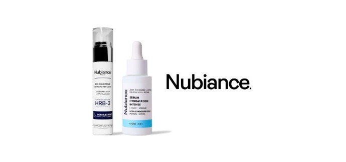 Femme Actuelle: 30 duos de produits de soin Nubiance &agrave; gagner