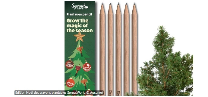 France Bleu: 3 packs de crayons plantables SproutWorld à gagner