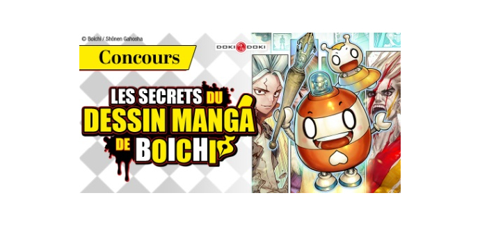 BDgest: Des albums BD "Les Secrets du dessin manga de Boichi" à gagner