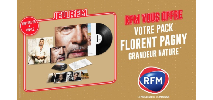 RFM: Des coffrets vinyle de Florent Pagny &agrave; gagner