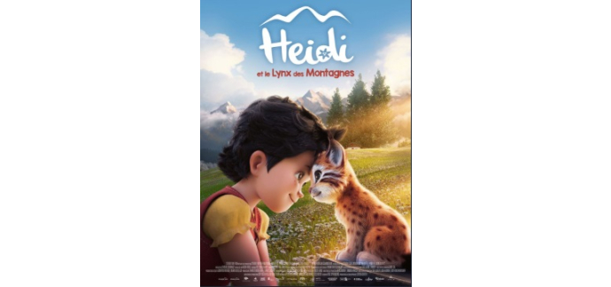 Salles Obscures: 1 lot de 4 places de cinéma pour le film "Heidi et le lynx des montagnes" à gagner