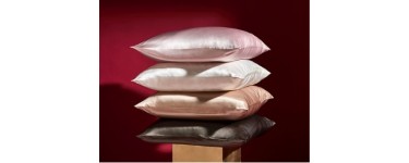 Femme Actuelle: 15 taies d'oreiller en soie Carr&eacute; Blanc &agrave; gagner