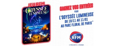 RFM: Des invitations pour le spectacle "L'Odyss&eacute;e lumineuse" &agrave; Paris &agrave; gagner