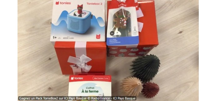 France Bleu: 1 conteuse &agrave; histoires TonieBox 2 + des personnages Tonies &agrave; gagner