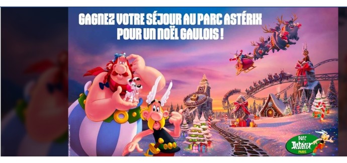 Nostalgie: 1 s&eacute;jour de 2 jours pour 4 personnes au Parc Ast&eacute;rix &agrave; gagner