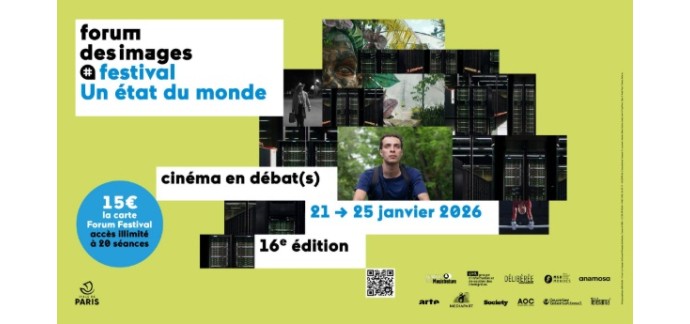 Arte: 2 lots de 2 invitations pour le festival "Un &eacute;tat du Monde" &agrave; Paris &agrave; gagner