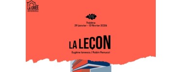 Arte: Des invitations pour spectacle "La Le&ccedil;on" &agrave; gagner