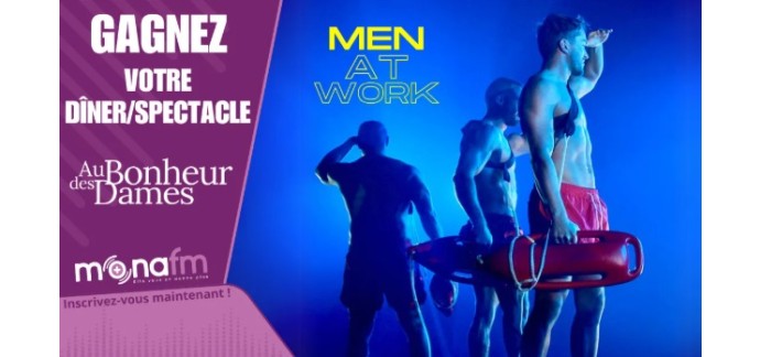 Mona FM: 1 d&icirc;ner-spectacle au Bonheur des Dames &agrave; Wavrin &agrave; gagner