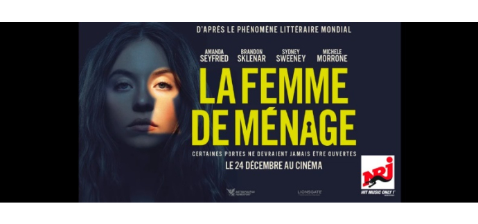 NRJ: 25 lots de 2 places de cin&eacute;ma "La Femme de M&eacute;nage" &agrave; gagner