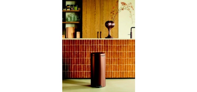 Home magazine: des poubelles Warm Bronze de 30L Brabantia &agrave; gagner