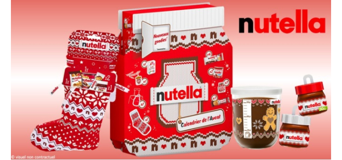 Femme Actuelle: 8 lots Nutella de calendriers + des chaussettes et autres &agrave; gagner